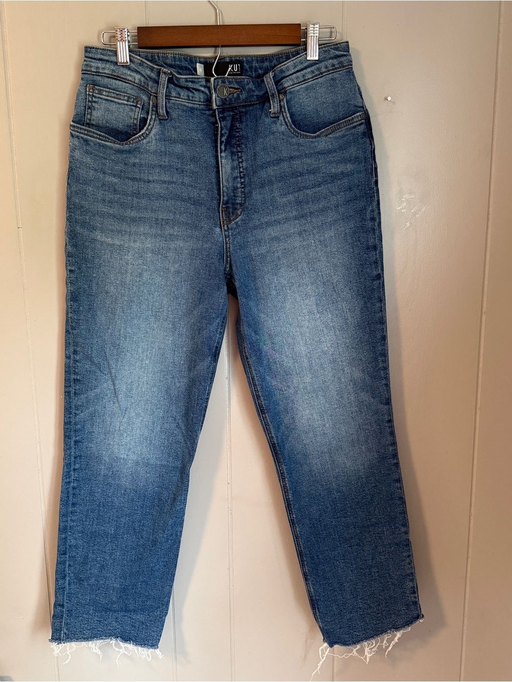 KUT From The Kloth Raw Hem Cropped Women’s Jeans Size 10